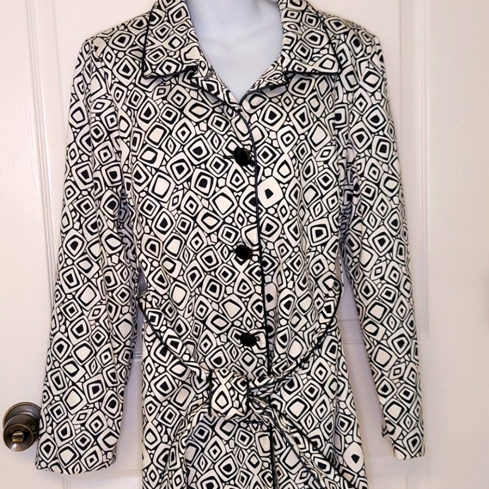 AGB stylish black & white coat